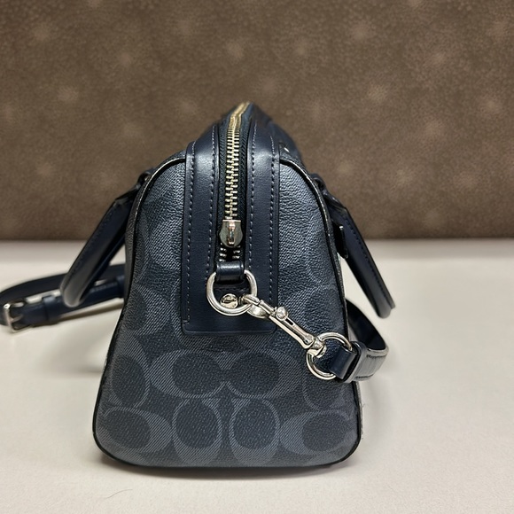 SOLD🔥🔥🔥Coach Rowan Satchel In Signature Canvas Crossbody Bag - Picture 6 of 16